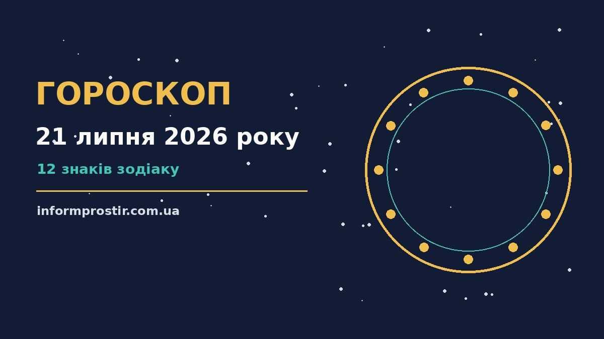 Гороскоп на 21 липня 2026 року: рішення та підказки дня для нових справ і розмов