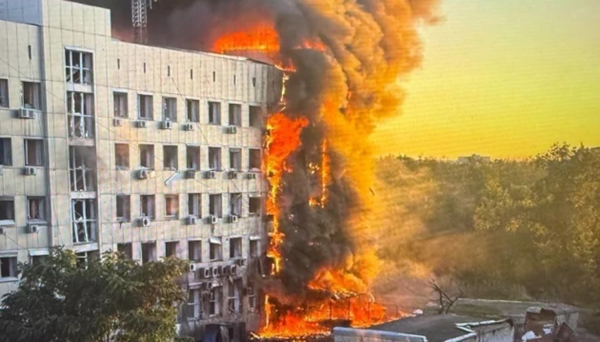 Адмінбудівля ДТЕК Павлоградвугілля під ударом: що відомо про вечірню атаку 1 жовтня